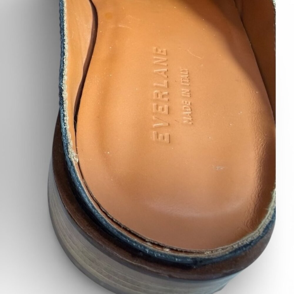 Everlane The Modern Loafer Mule in Black Leather Made in Italy $155 Size 9.5 M - Picture 8 of 8